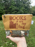 Linocut "Books are my Bag" Pouch