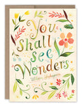 Wonders Graduation Card