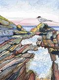 Salty Rock card: 5" x 7"