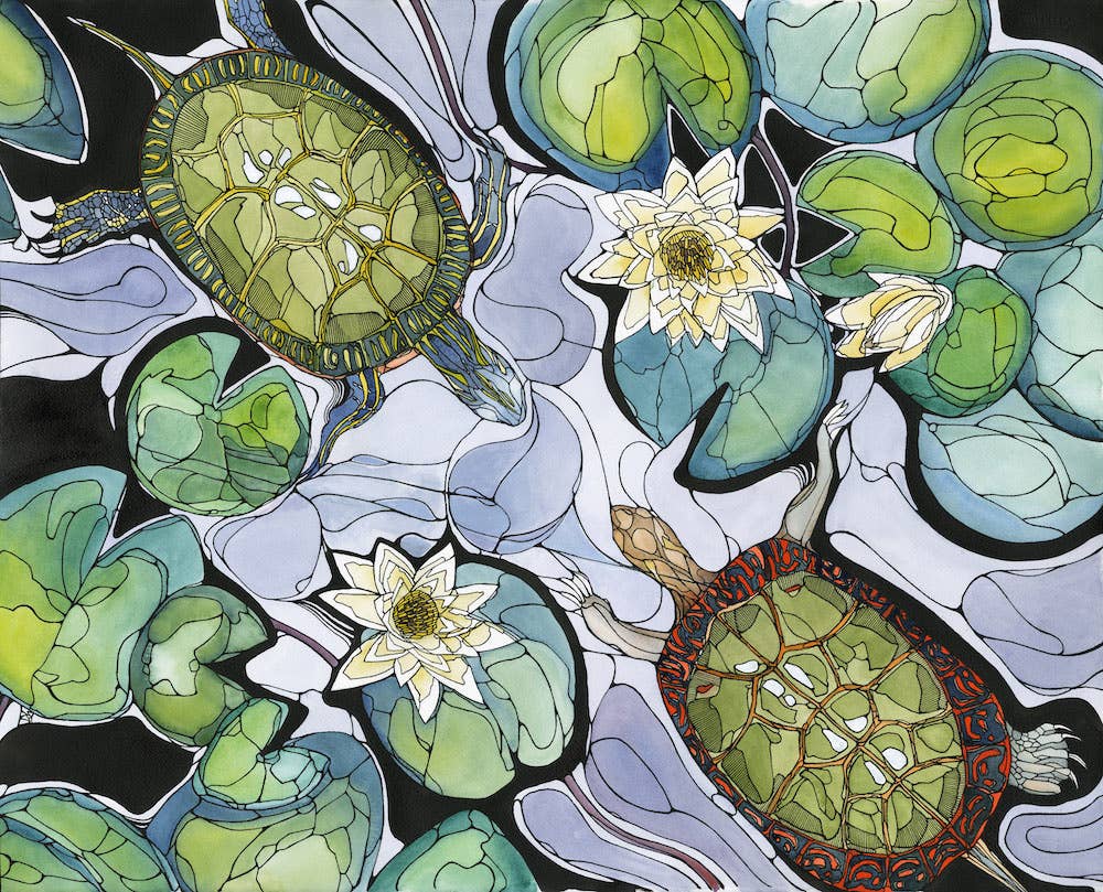 Mosaic card: 5" x 7"