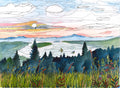 Height of Land card: 5" x 7"