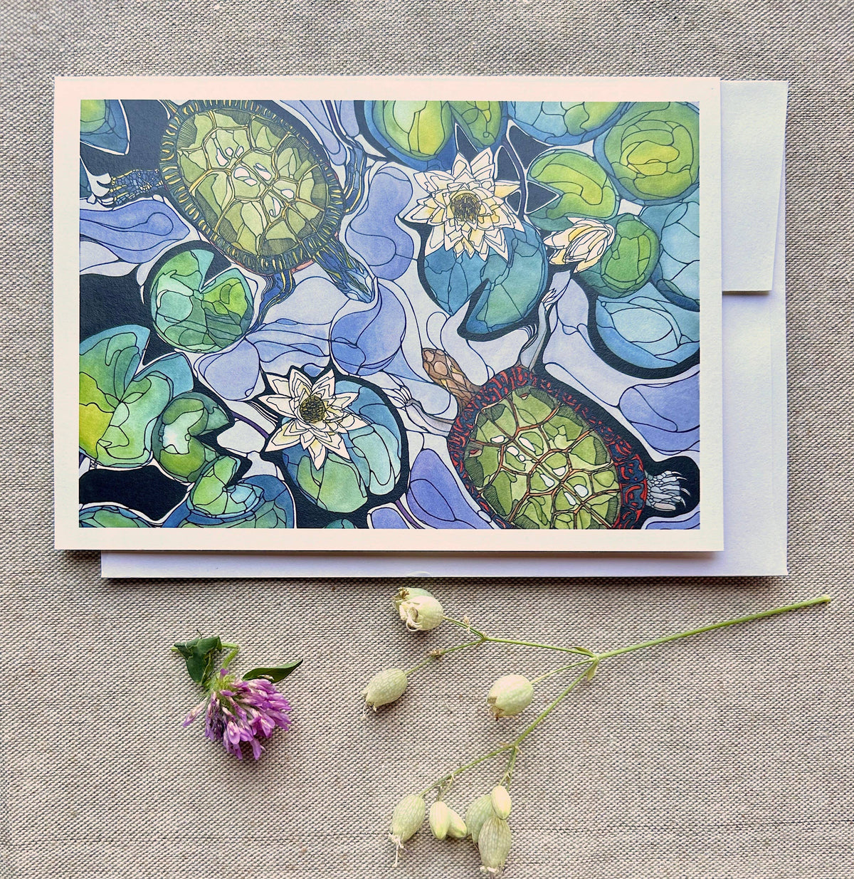 Mosaic card: 5" x 7"